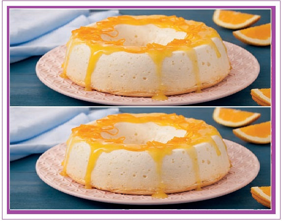 Orange flan with wild syrup - Flan de laranja com calda silvestre